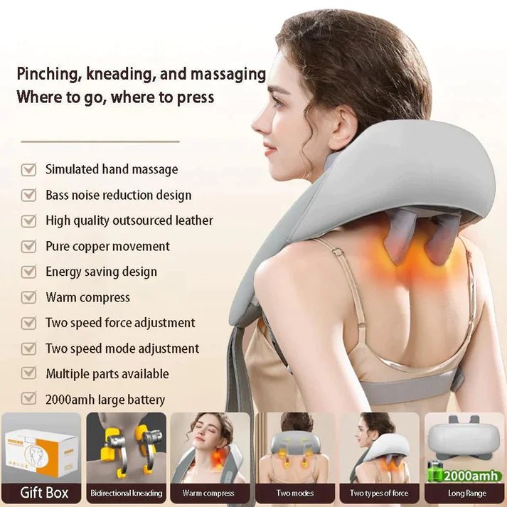 Neck Massager, neck and Shoulder 3d Kneeding Massage