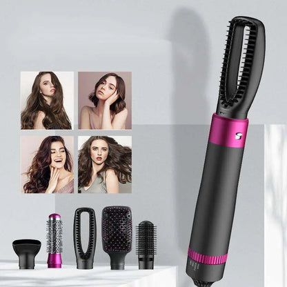 Hot Air Brush: Dry, Style, and Volumize with Ionic Technology (5-in-1)